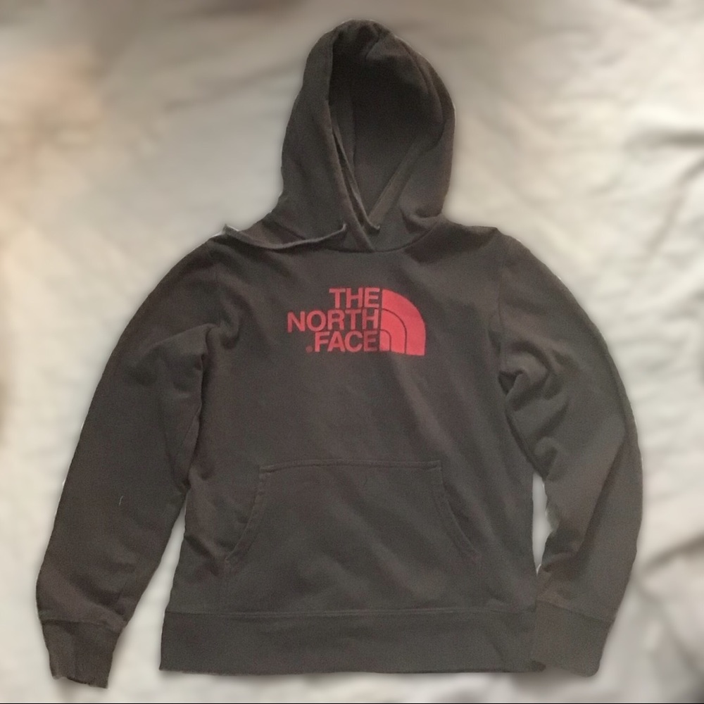 Gray The North Face Pullover Hoodie